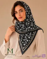 روسری نخی طرحدار قواره ۱۰۰