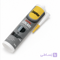 چسب سیلیکون شیشه و آینه کاسپین (شفاف)