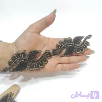 نوار یراق برگ گل نگین دار کد8095