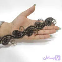 نوار یراق تزئینی نگین دار کد8093