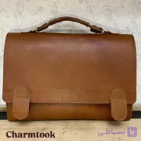 کیف دیپلمات دوخته شده با چرم گاوی