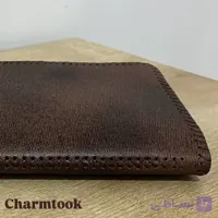 کیف دسته چکی چرم دست رنگ