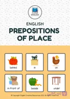 کتاب Prepositions of Place (حروف اضافه مکان) نسخه انگلیسی PDF