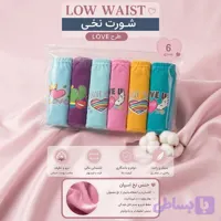 شورت زنانه لو وِیست برچسبی نخی-اسپان ( Low Waist ) 2XL
