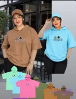 تیشرت کلاهدار مارک lookجنس سوپر نخ و پنبه
