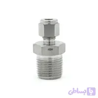 SS316 MALE CONNECTOR 3/8”OD*1/2”NPT6000 PSI