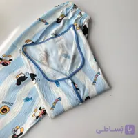 ست بلوز و شلوار راحتی موسلین طرح باغ پرتقال
