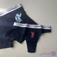 شورت کاپلی فانتزی طرح سالیوان مردانه نیم پا