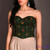 تاپ کرست زنانه مدل پرنیا