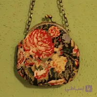 کیف دوشی کوبلن‌دوزی وینتیج | کد 09
