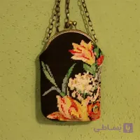 کیف دوشی کوبلن‌دوزی وینتیج | کد 04