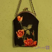 کیف دوشی کوبلن‌دوزی وینتیج | کد 10