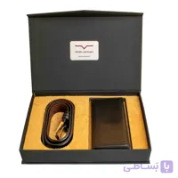 ست هدیه چرم طبیعی آروین چرم کد AR-904