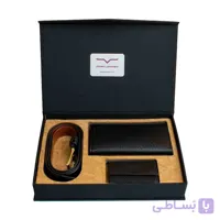 ست هدیه چرم طبیعی آروین چرم کد AR-902-F