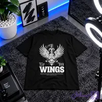 تیشرت انگیزشی بال‌ها طرح Flap Your Wings کد 32526