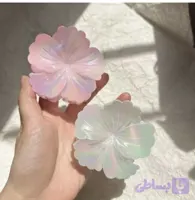 كليپس مو گل هولوگرامی سایز ۸ سانتی