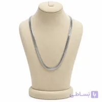 گردنبند پوست ماری نقره ای LN-528