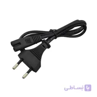 کابل برق دو پین(سیم دوچاک)با طول 120سانتی متر