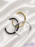 دستبند استیل بنگل پیچ (کد 6U770)