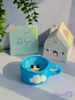 فنجون قهوه خوری ابرک و پو ☁️🫧💙