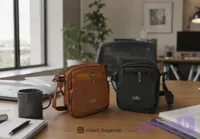 کیف پاسپورتی اسپرت دارای بند دستی و بند شانه ای کد ۱۷