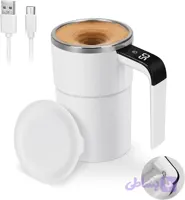 ماگ همزن دار هوشمند با نمایشگر دما auto magnetic stirring cup