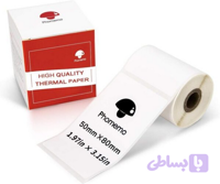 رول پرینتر لیبل زن حرارتی Phomemo (50×80 میلی‌متر)