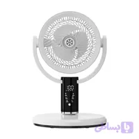پنکه شارژی F5 | پنکه ایستاده با 8 سرعت باد و چرخش 360 درجه