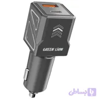 شارژر فندکی 60 وات دو پورت گرین لاین مدل GL-CC12