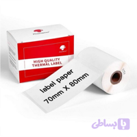 رول پرینتر لیبل حرارتی فوممو سایز 70×80 میلی‌متر (100 عددی) – مدل Phomemo XP7080-100