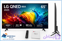 تلویزیون ال جی 65 اینچ QNED86A مدل 65QNED86A6A | QNED Mini LED 4K