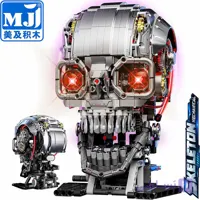 ساختنی لگو تکنیکال جمجمه مکانیکی سه بعدی مدل MJ 13089