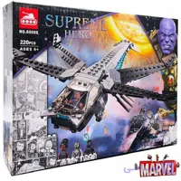ساختنی لگو سفینه پرنده پلنگ سیاه Black Panther Dragon Flyer 60088
