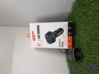 شارژر فندکی Firstyou مدل F022 توان ۳۸ وات با دو پورت USB و تایپ سی