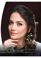 لنز چشم هرا گریس مدل Canary کد 30 رنگ سبز عسلی بدون دور