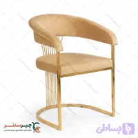 صندلی سزار طلایی چیرسنتر - مناسب کافه و رستوران