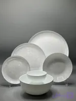 سرویس ۲۶پارچه اپال طرح دورنیکا لب نقره