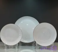 سرویس ۲۶پارچه اپال طرح برمودا لب نقره