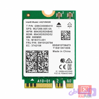 کارت شبکه لپ تاپ اینتل AX210NGW وای فای 6E سه بانده با بلوتوث