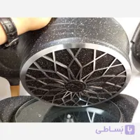 سرویس قابلمه چدن گرانیت لیانو 11 پارچه