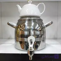 کتری قوری استیل کف چدن 9050(اس لوکس)