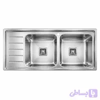 سینک استیل توکار نگین الماس مدل Sa114