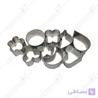 کاتر شیرینی مدل آلمانی استیل (8 عددی)