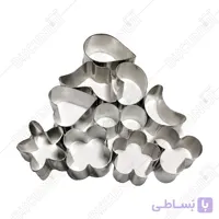 کاتر شیرینی نخودچی استیل (10 عددی)