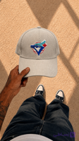 کلاه کپ Toronto Blue Jays طوسی مدل فلت
