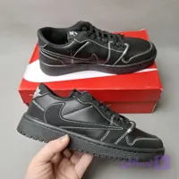 کتونی نایک جردن ترویس تمام مشکی زنانه زیره nbr عطری نرم (nike travis)