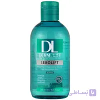 محلول پاک کننده میسلار درمالیفت مدل Sebolift مناسب پوست چرب حجم 250 میلی لیتر