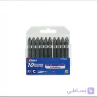 سری پیچ گوشتی دو سر چهار سو وی تولز مدل VT1413 بسته 10 عددی