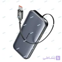 پاوربانک 45 وات مک دودو مدل MC-592 ظرفیت 10000میلی‌آمپرساعت به همراه کابل USB-C جمع شونده