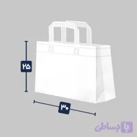 چاپ بگ پارچه ای 60در50 افقی سه طرف کاست 60 گرم دسته بندی